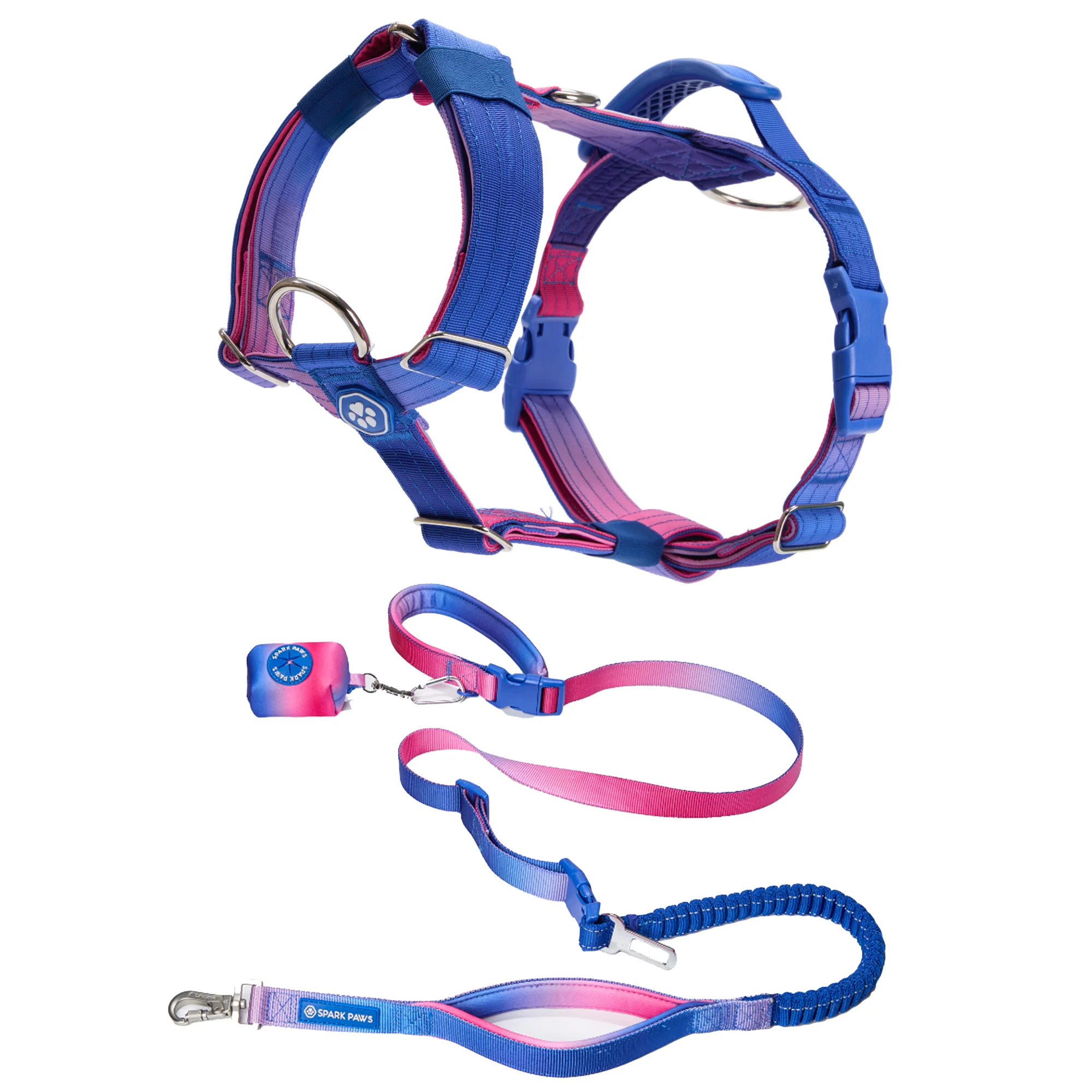 Harnais de contrôle de confort anti-traction pour chien